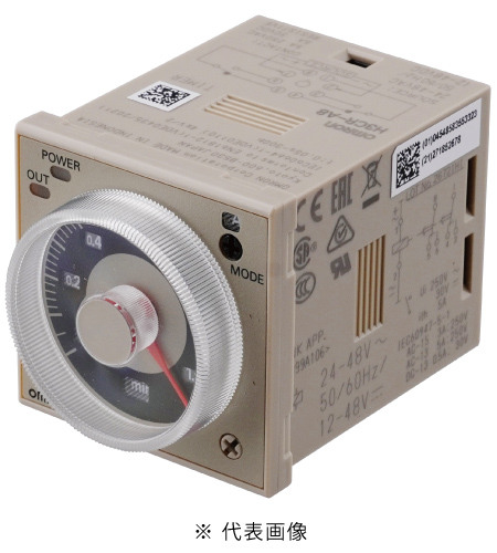 オムロン H3CR-A8S ソリッドステートタイマ 8ピン トランジスタ1出力(限時) AC24-48V/DC12-48V 50/60HZ
