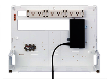 サン電子 COM-S508N-BN 情報分電盤 COM-S Bモデル 搭載機器 コンセント 5分配器 8ポートHUB