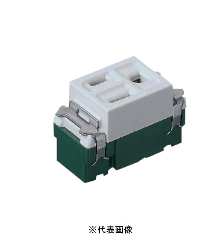 パナソニック WN1101CW 埋込接地コンセント 15A 125V AC セラミックホワイト