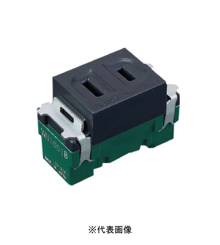 パナソニック WN1001B 埋込コンセント シングル 15A125V AC ブラック