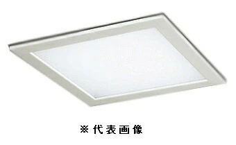オーデリック XD466023 LEDスクエア型 小型ベースライト 埋込型 温白色 下面アクリルカバー付 FHP42Wx2灯相当