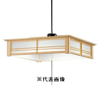 オーデリック OX9703 LEDペンダント～12畳用 素材にこだわった白木枠セード 昼白色