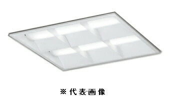 オーデリック XD466031P2B 省電力タイプ LED角型埋込ベースライト FHP32Wx4灯相当 埋込型/ルーバー付昼白色