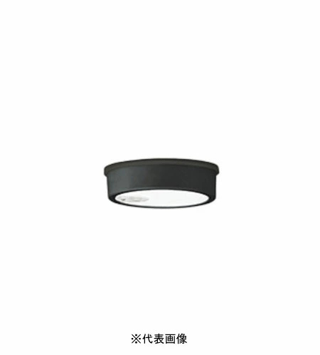 オーデリック OG254535 軒下用シーリングライト 人感センサーON-OFF型 非調光タイプ 白熱灯60W相当昼白色 ブラック