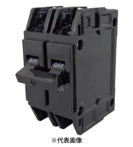 三菱電機 BH-K 2P ノーヒューズ遮断器 (2極 分電盤用) 定格電流(A)を選択して下さい