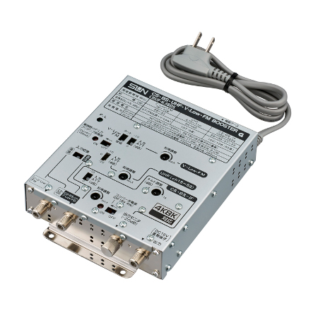 サン電子 CBUF-K38DS 4K8K衛星放送対応 CS・BS・UHF・V-Low・FMブースタ(38dB型)