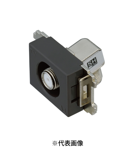 サン電子 CSW-K7SH 4K8K衛星放送対応 テレビ端子 入力端子可動型 1端子型 10~3224Mhz 色グレー 10個セット