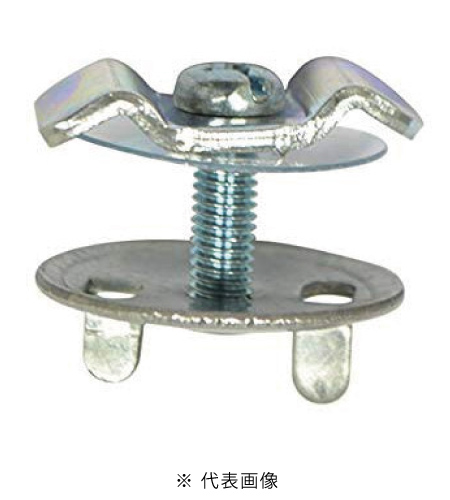 ネグロス電工 DK1-6 レースウェイ開口下向き用器具取付金具 許容静荷重735N(75kgf) 電気亜鉛メッキ