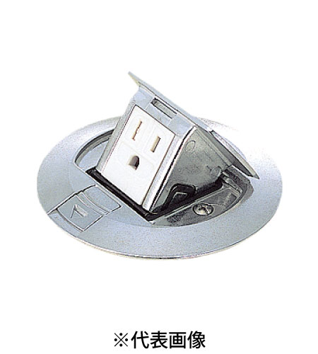 パナソニック DU5142PV アップコン 扉付接地コンセント 送り端子付 はさみ込みねじ止め固定 丸型 シルバー