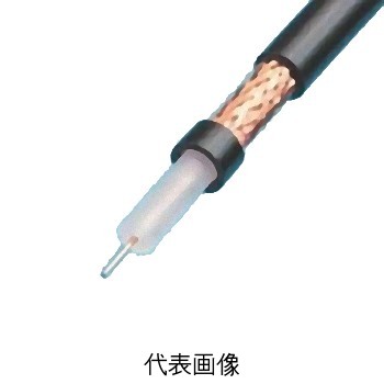 伸興電線 S-5C-FB テレビジョン受信用耐燃性 ポリエチレンシース同軸ケーブル 100m巻 灰色