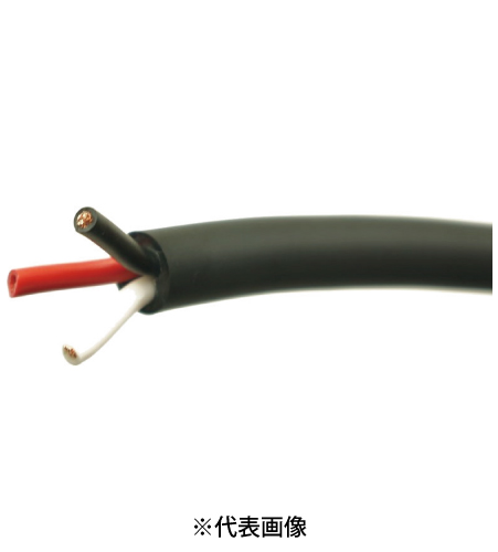 富士電線 ラバロンVCT3.5SQ×3心 ラバロン600Vソフトビニルキャプタイヤ丸形ケーブル 切売 1mより