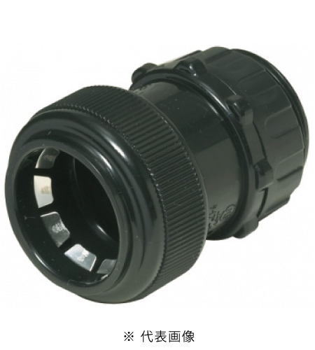 未来工業 FPK-36YK PF管36用コネクタワンタッチ型 色 黒