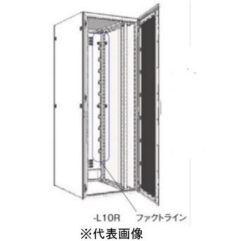 日東工業 FS-L6R-H1000 コンセントバー(ファクトライン)付タイプ コンセント6コ付 適用機種FS、FSR、FST、FSP、FSA、FSC、FSN、FSB、FSS、FSST、FSV、FSG各シリーズ H=1000、1200mm