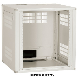 日東工業 FVN60-608E 小型システムラック ドアなしタイプEIA規格 W=600 h=800 D=600mm EIA=16U 色 ぺールホワイト