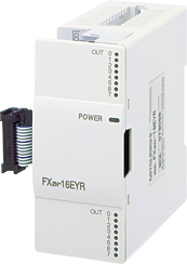 三菱電機 FX2N-16EYR MELSEC-FXシリーズ 出力増設ブロック 出力;16点 2A/1点(8A/4点)