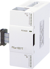 三菱電機 FX2N-16EYT MELSEC-FXシリーズ 出力増設ブロック 出力;16点 0.5A/1点(0.8A/4点)