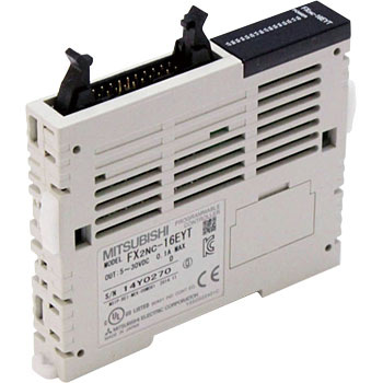 三菱電機 FX2NC-16EYT MELSEC-FXシリーズ 出力増設ブロック 出力;16点 0.1A/1点