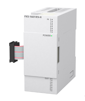三菱電機 FX5-16ET/ES-H 高速パルス入出力ユニット 入力:8点 DC24V シンク/ソース 出力:8点 トランジスタ シンク