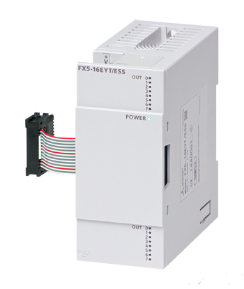 三菱電機 FX5-16EYT/ESS 出力ユニット 出力:16点 トランジスタ ソース