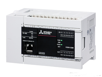三菱電機 FX5U-32MT/ESS FX5U CPUユニット 電源AC100~240V 入力:16点DC24V シンク/ソース 出力:トランジスタ ソース