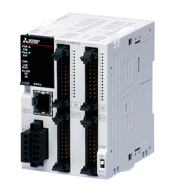 三菱電機 FX5UC-64MT/DSS FX5UC CPUユニット 電源DC24V 入力:32点DC24V シンク/ソース 出力:32点トランジスタ ソース