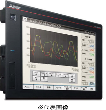 三菱電機 GT2705-VTBD グラフィックオペレーションターミナル 5.7型 VGA[640×480] TFTカラー液晶(高輝度、広視野角)65536色 メモリ32MB DCタイプ パネル色 黒 マルチタッチ対応