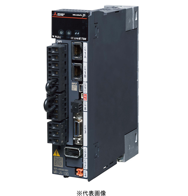三菱電機 MR-J5-10G サーボアンプ CC-Link IE TSN対応 電圧クラス200V 容量0.1 kW用 三相または単相AC200 V~240 V、DC283 V~340 V