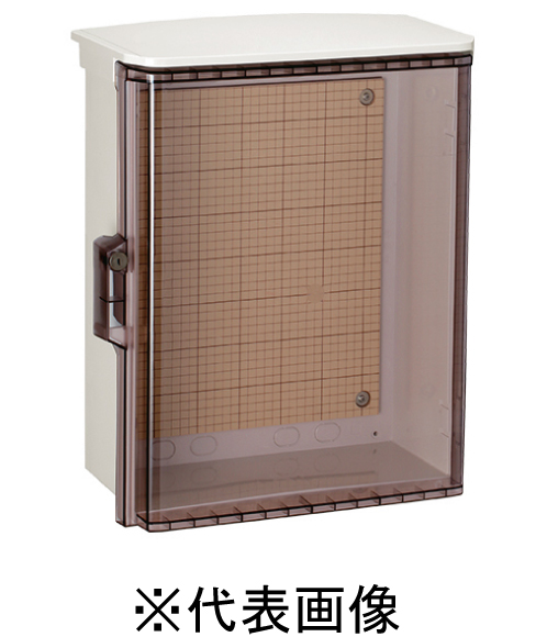 日東工業 OPK12-1525CA キー付耐候プラボックス透明扉屋根付 寸法mm ヨコ150タテ250フカサ120