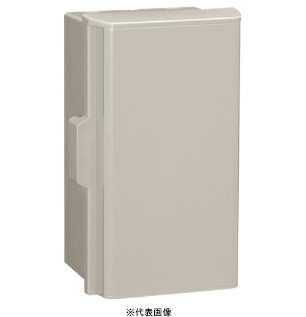 日東工業 P10-12BA 汎用樹脂製プラボックス 寸法mm ヨコ100タテ200フカサ100 色ライトベージュ