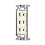 パナソニック WN1503 フルカラー埋込トリプルコンセント 15A125V