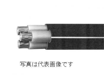 6KV CVT22SQ 6600Vトリプレックス形架橋ポリエチレン絶縁ビニルシース電力ケーブル切売