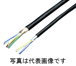 伸興電線 FCPEV 0.65mm×1対 着色識別ポリエチレン絶縁ビニルシースケーブル 切売 10m以上1m単位