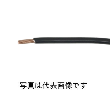 フジクラダイヤケーブル IV100SQ BK IV電線 600Vビニル絶縁電線 より線 黒 切売 10m以上1m単位