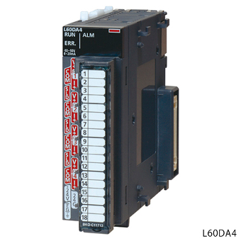 三菱電機 L60DA4 MELSEC-Lシリーズ ディジタル-アナログ変換ユニット