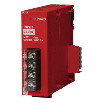 三菱電機 L63SP MELSEC-Lシリーズ 電源ユニット 入力:DC24V 出力:DC5V 5A 1次側DC24Vと2次側DC5V間は非絶縁