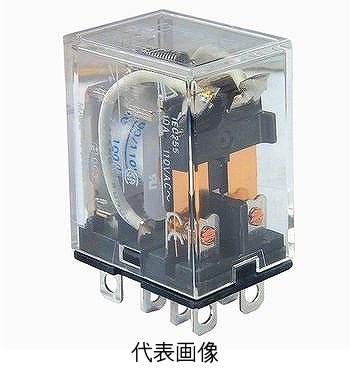 オムロン LY2N DC12V バイパワーリレー プラグイン端子 動作表示灯付(2極)