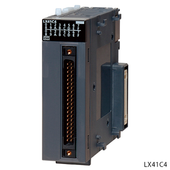 三菱電機 LX41C4 MELSEC-Lシリーズ DC入力ユニット DC入力:32点 DC24V/4mA 応答時間:1/5/10/20/70ms 32点1コモン プラスコモン/マイナスコモン共用タイプ 40ピンコネクタ