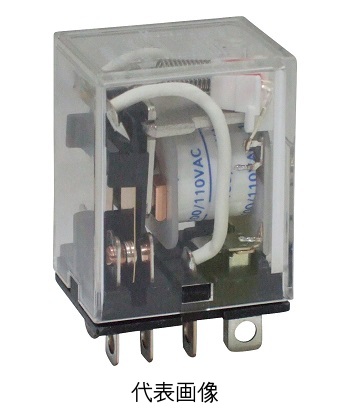 オムロン LY2N AC100/110V バイパワーリレー プラグイン端子 動作表示灯付(2極)