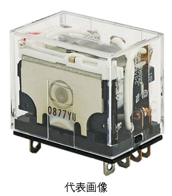 オムロン LY4N AC100/110V バイパワーリレー プラグイン端子 動作表示灯付(4極)
