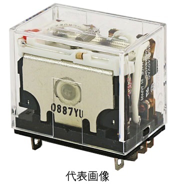 オムロン LY4N AC200/220V バイパワーリレー プラグイン端子 動作表示灯付(4極)