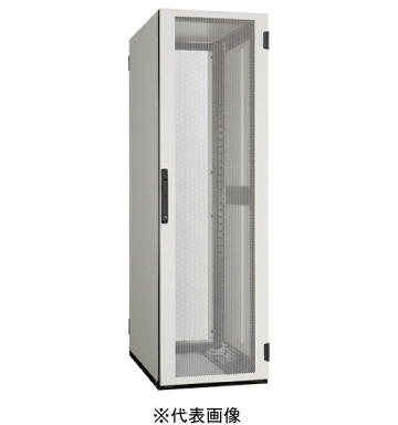 日東工業<br>AHS100-720EK<br>システムラック<br>AHSスタンダードタイプ<br>W=700 h=2000 D=1000mm<br>EIA=42U<br>色:ブラック塗装