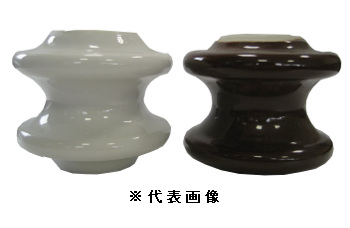 低圧引留碍子(茶台) 茶色<br>
