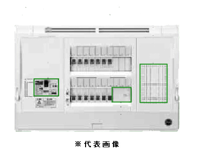 日東工業<br>HPD3E6-63N<br>HPD型ホーム分電盤 ドアなし<br>付属機器取付スペース付<br>単相3線式<br>単3中性線欠相保護付漏電ブレーカ付<br>主幹容量60A<br>分岐回路数6+予備3<br>