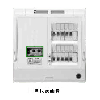 日東工業 HPD3E-62 HPD型ホーム分電盤 ドアなし スタンダードタイプ 単相3線式 単3中性線欠相保護付漏電ブレーカ付 主幹容量30A 分岐回路数6+予備2