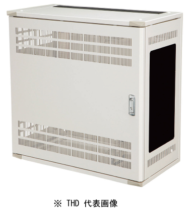 日東工業 THD16-565 HUB収納キャビネット 壁掛けタイプ 色ペールホワイト塗装 外形(W=500 h=650 D=160) mm 取付ユニット2U