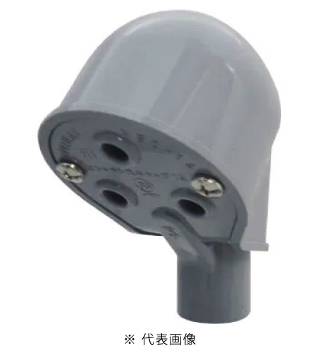 未来工業 MEC-16 エントランスキャップ 適合菅 VE16 色グレー