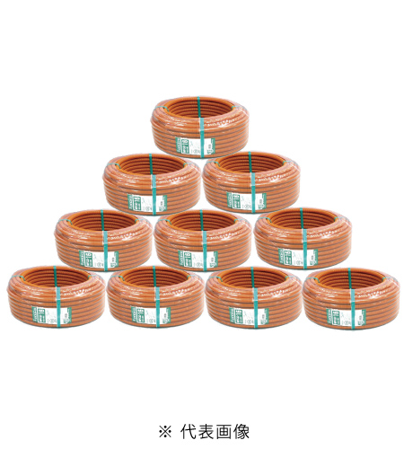 未来工業 MFCD-16 CD管 ミラフレキCD 50m巻 10巻セットオレンジ色【法人限定】