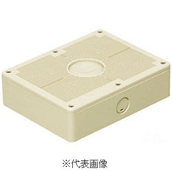 未来工業 PVR-EV2FM 露出スイッチボックス (取付自在蓋)色 ミルキーホワイト