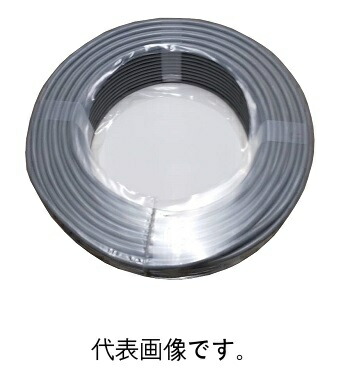 富士電線 MVVS0.3SQ×1C マイクコード 100m巻 灰色