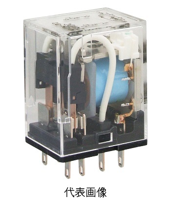 オムロン MY2N-D2 DC24V ミニパワーリレー ダイオード・動作表示灯内蔵形(2極)